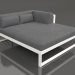 3d model XL modular sofa, section 2 right (White) - preview