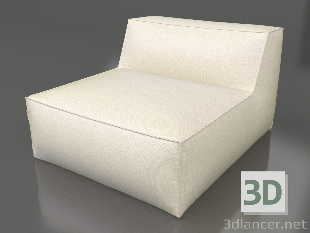 modèle 3D Chaise longue XL - preview