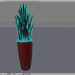 3D modeli Kapalı çiçek - önizleme