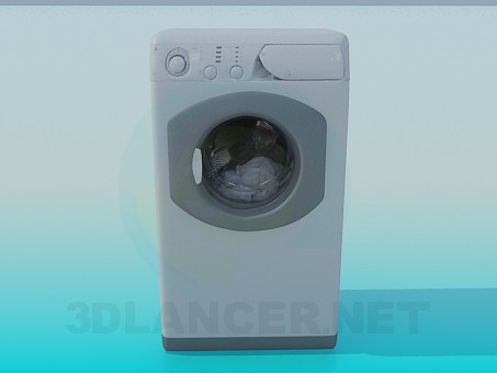 modello 3D Lavatrice - anteprima