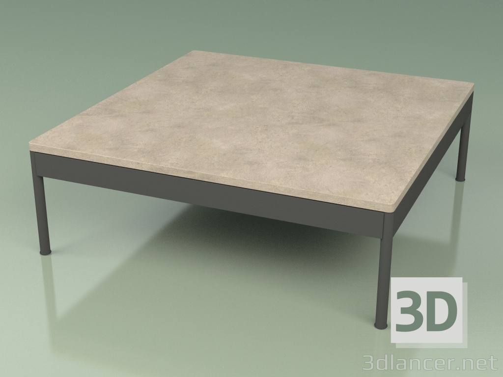 3d model Coffee table 351 (Metal Smoke, Farsena Stone) - preview