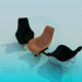 3 डी मॉडल आरामदेह कुर्सियों - पूर्वावलोकन