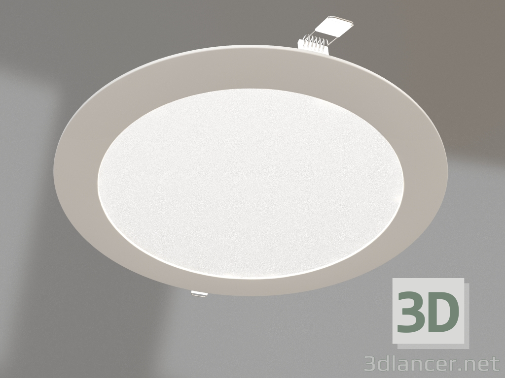 modello 3D Lampada DL-192M-18W Bianco diurno - anteprima