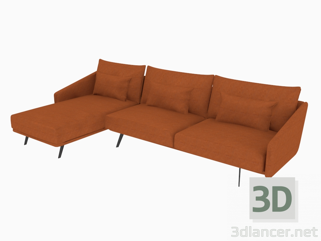 modèle 3D Canapé (HSID HC) - preview