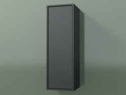 Настенный шкаф с 1 дверцей (8BUABCD01, 8BUABCS01, Deep Nocturne C38, L 24, P 24, H 72 cm)