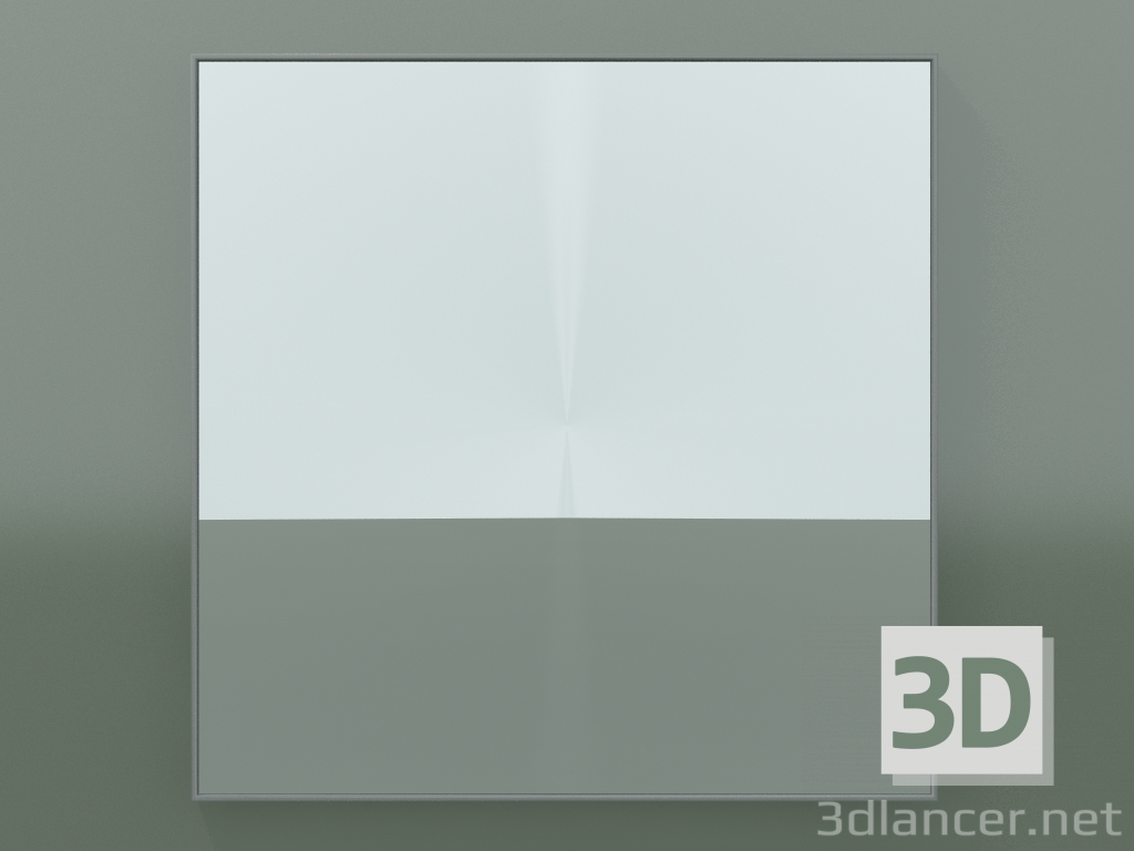 3D modeli Ayna Rettangolo (8ATCC0001, Gümüş Gri C35, H 72, L 72 cm) - önizleme