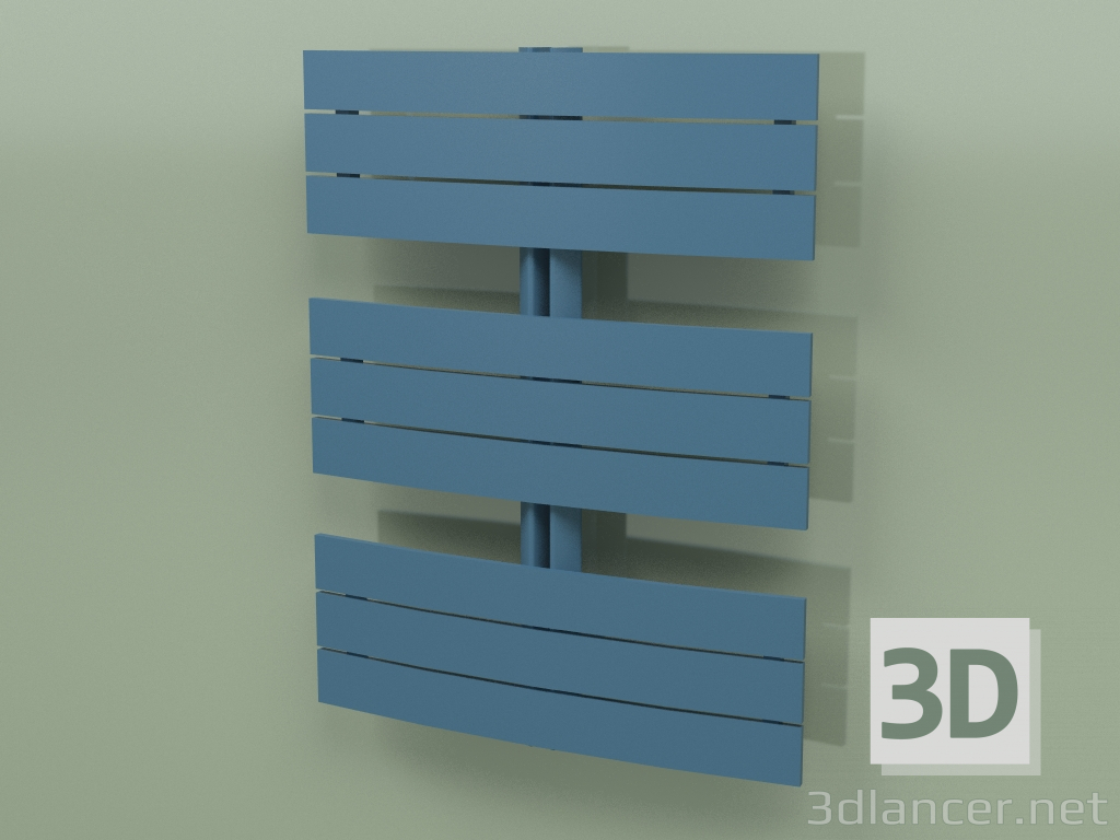 3d model Heated towel rail - Apolima (830 x 650, RAL - 5001) - preview
