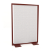 3d model Screen partition 120x170 (Wine red) - preview