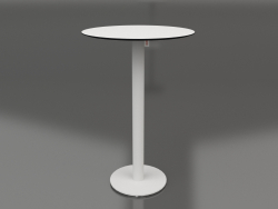 Bar table on column leg Ø70 (Grey)