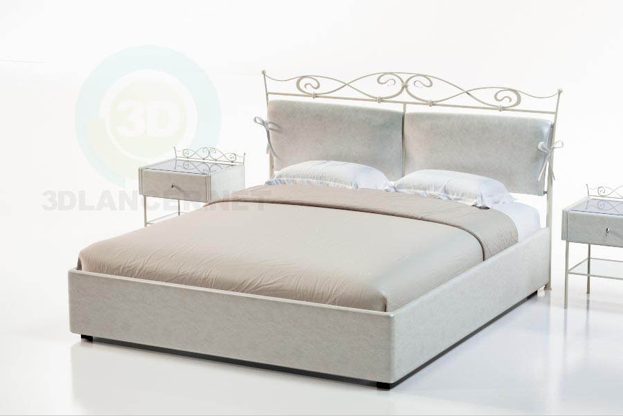 3d model Bed Melville - preview