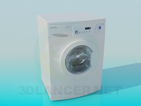 3 डी मॉडल कपड़े धोने की मशीन सैमसंग - पूर्वावलोकन