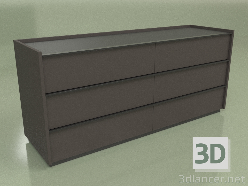 3d model Chest of drawers Verona 6 (5) - preview