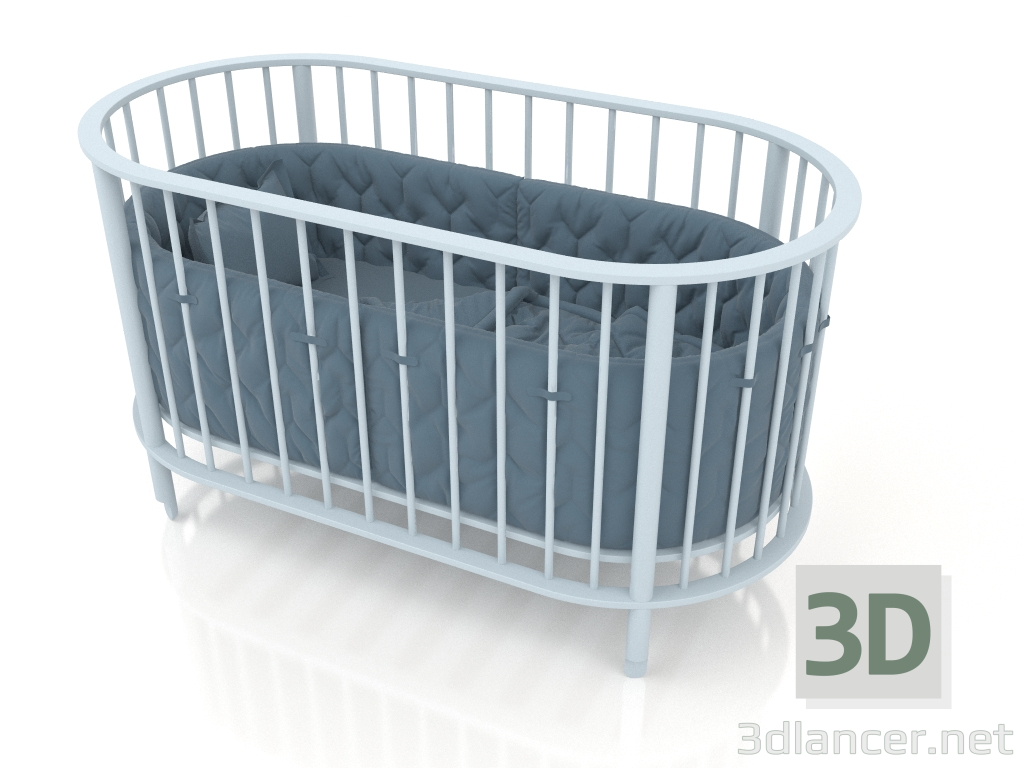 3d модель Ліжко дитяче XS – превью