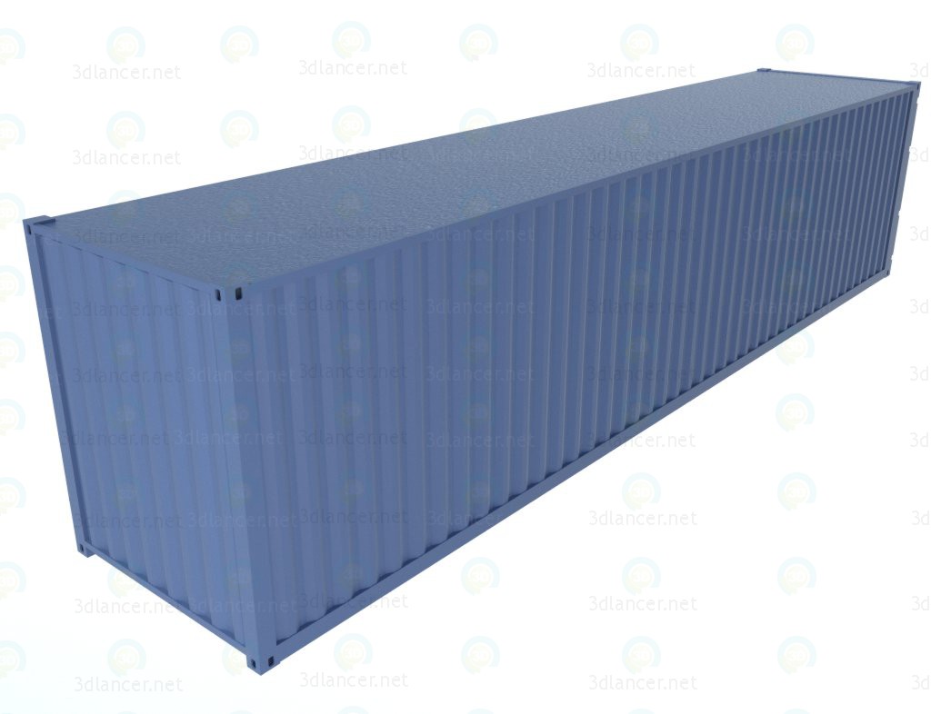 3d model The container - preview