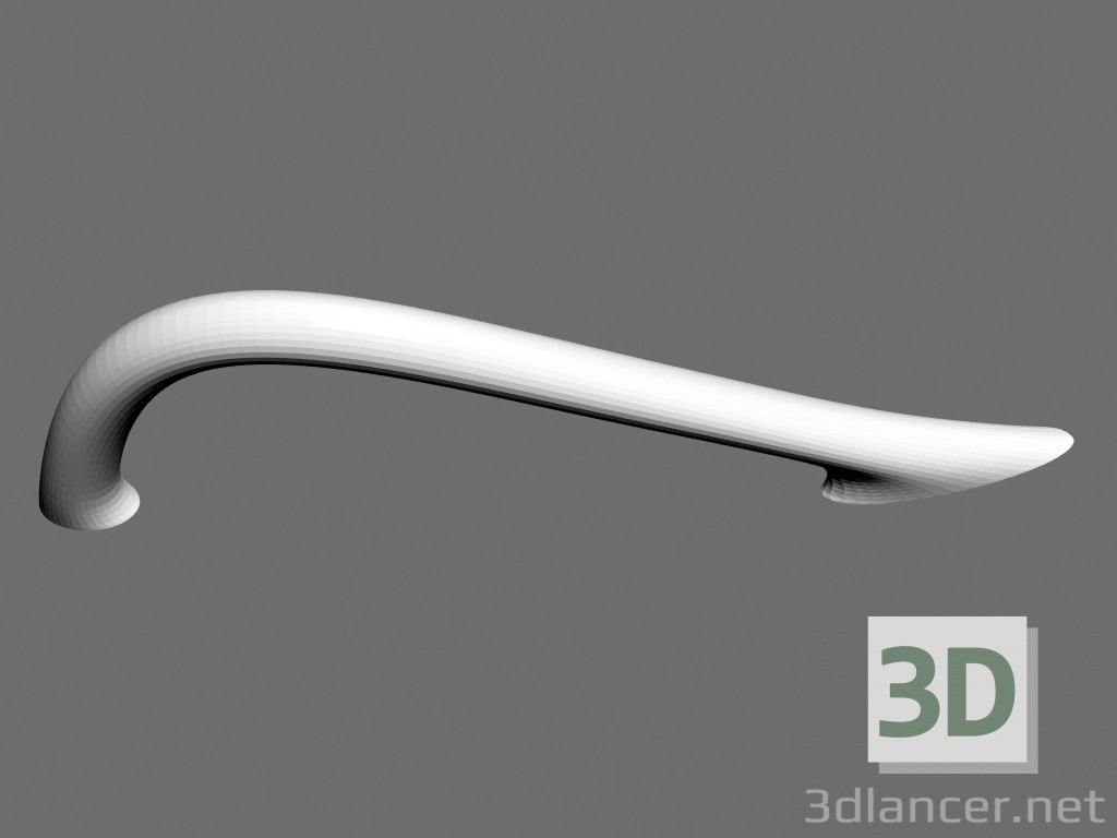 3D modeli Kalem Rosa II PU - önizleme