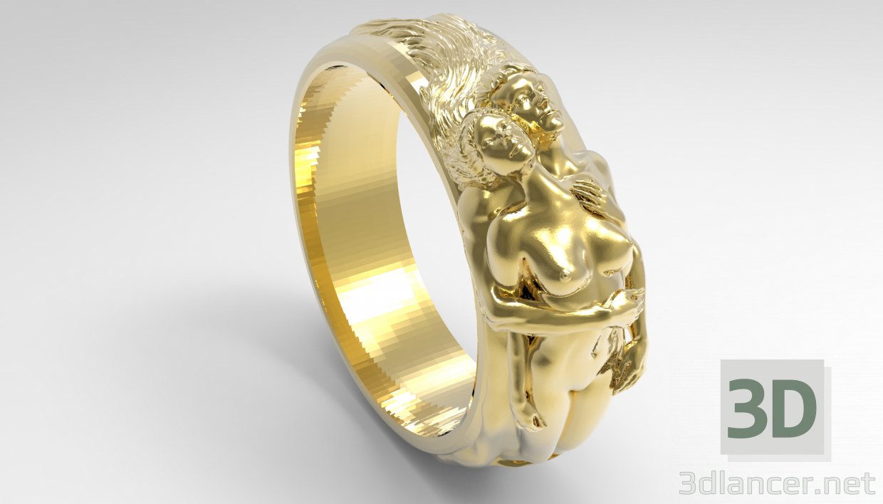 3d модель кольцо – превью