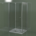 3d model RN + RG frameless shower enclosure with hinged door with additional fixed panel - preview