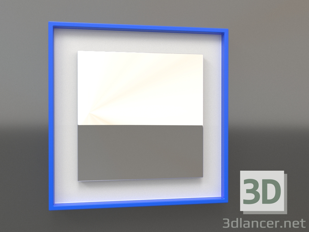 3D Modell Spiegel ZL 18 (400x400, blau, weiß) - Vorschau