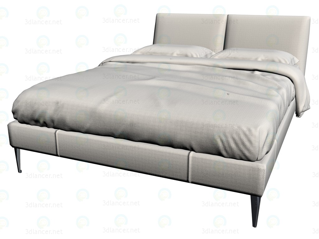 3D Modell Bett 9745 3 - Vorschau