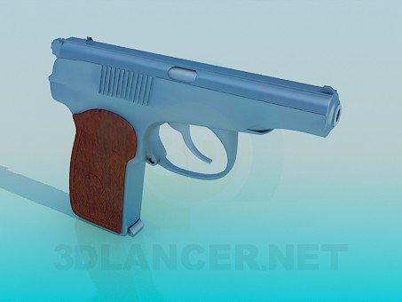 modello 3D Pistola - anteprima