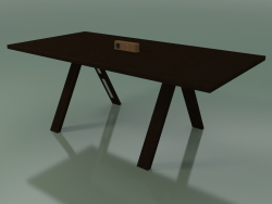 Mesa com bancada de escritório 5033 (H 74 - 200 x 98 cm, wenge, composição 1)