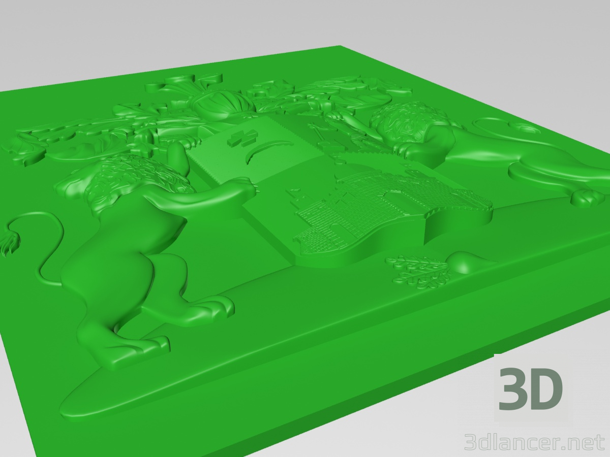 modello 3D di Stemma del cavaliere comprare - rendering