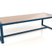 3d model Dining table with glass top 268 (Grey blue) - preview