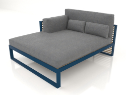 XL modular sofa, section 2 left, high back (Grey blue)