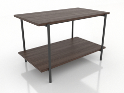 Coffee table 1,800 mm (dark walnut)