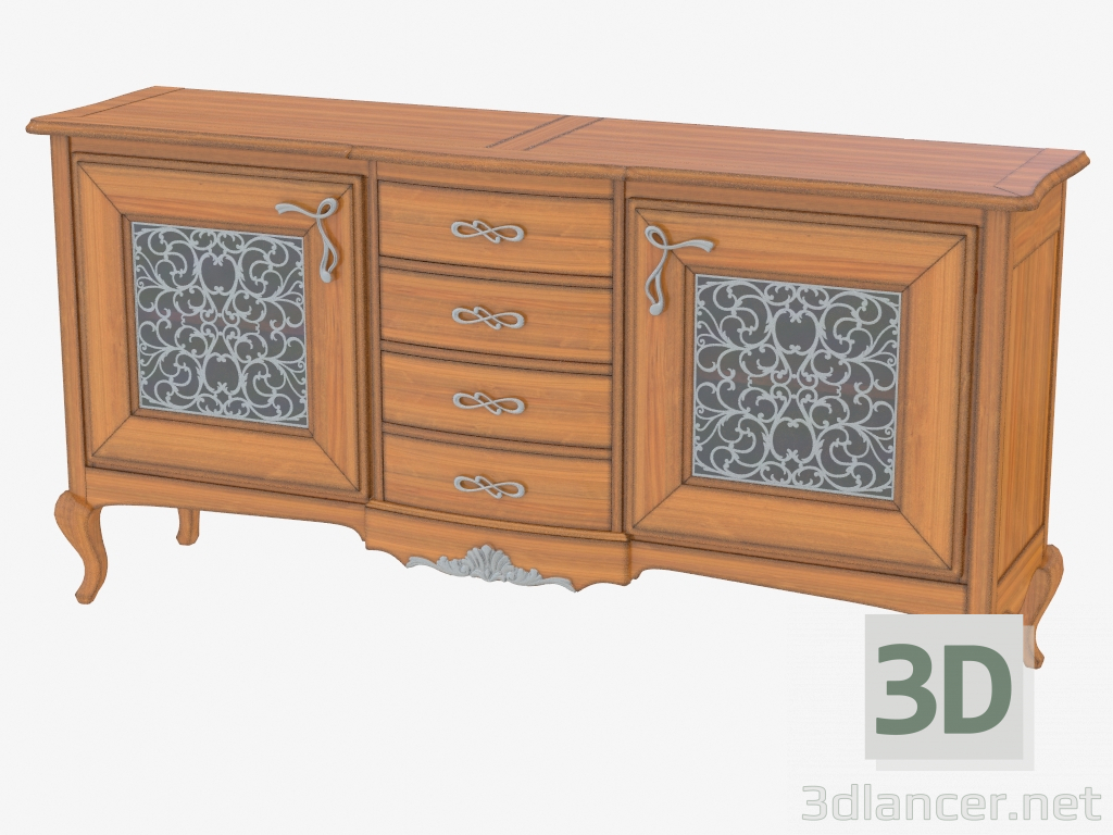 3d model Chest of drawers (265 F) - preview