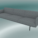 3D Modell 3,5-Sitzer-Sofa Outline (Vancouver 14, Schwarz) - Vorschau