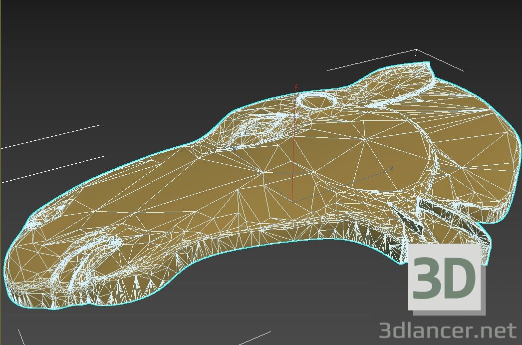 modello 3D di Supporto per corno comprare - rendering