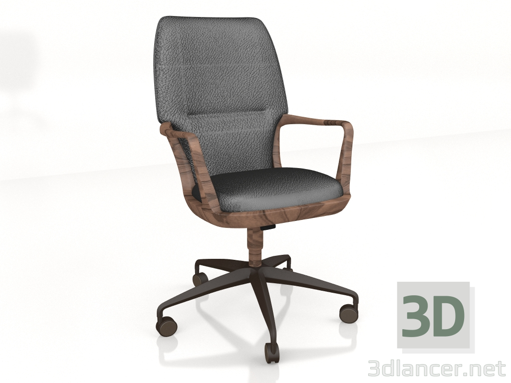 3 डी मॉडल कार्यालय की कुर्सी वोसिया मध्य - पूर्वावलोकन