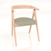 3d model Upholstered chair Ava (light) - preview