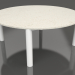 modèle 3D Table basse D 90 (Blanc, DEKTON Danae) - preview