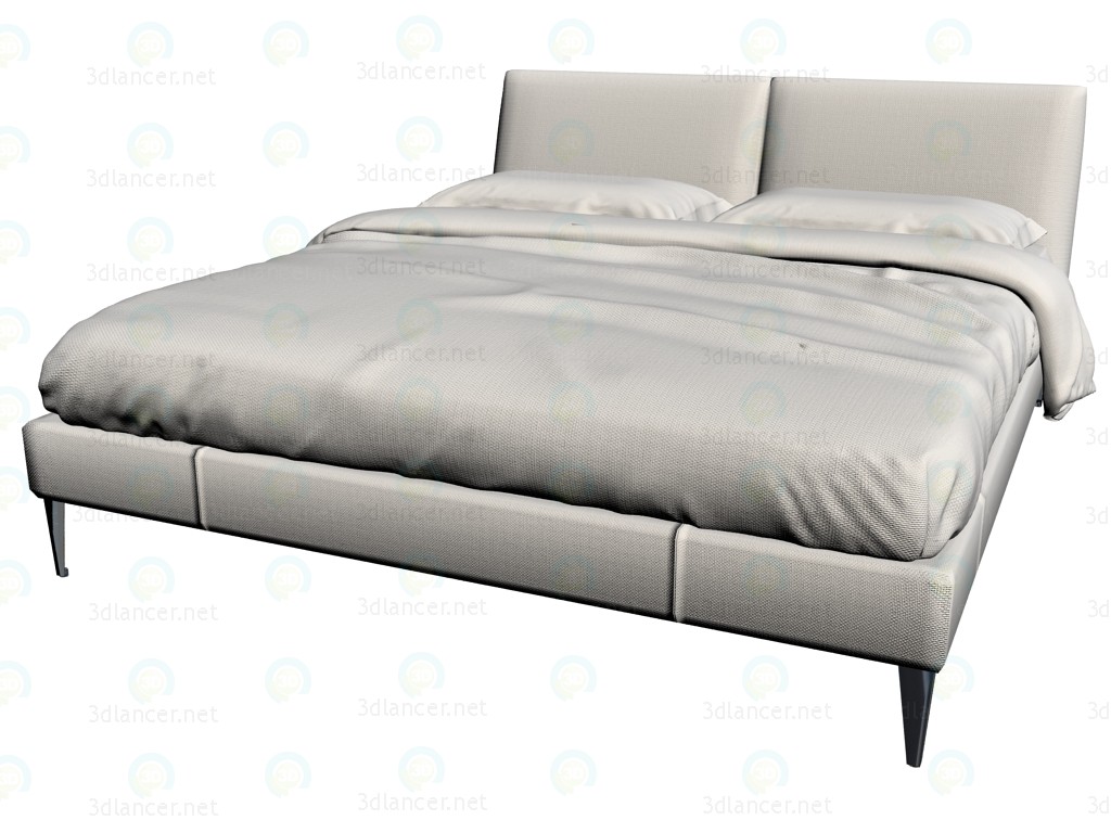 3D Modell Bett 9745 5 - Vorschau