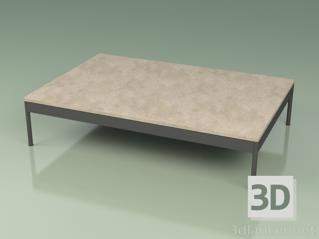 modello 3D Tavolino 355 (Metal Smoke, Farsena Stone) - anteprima