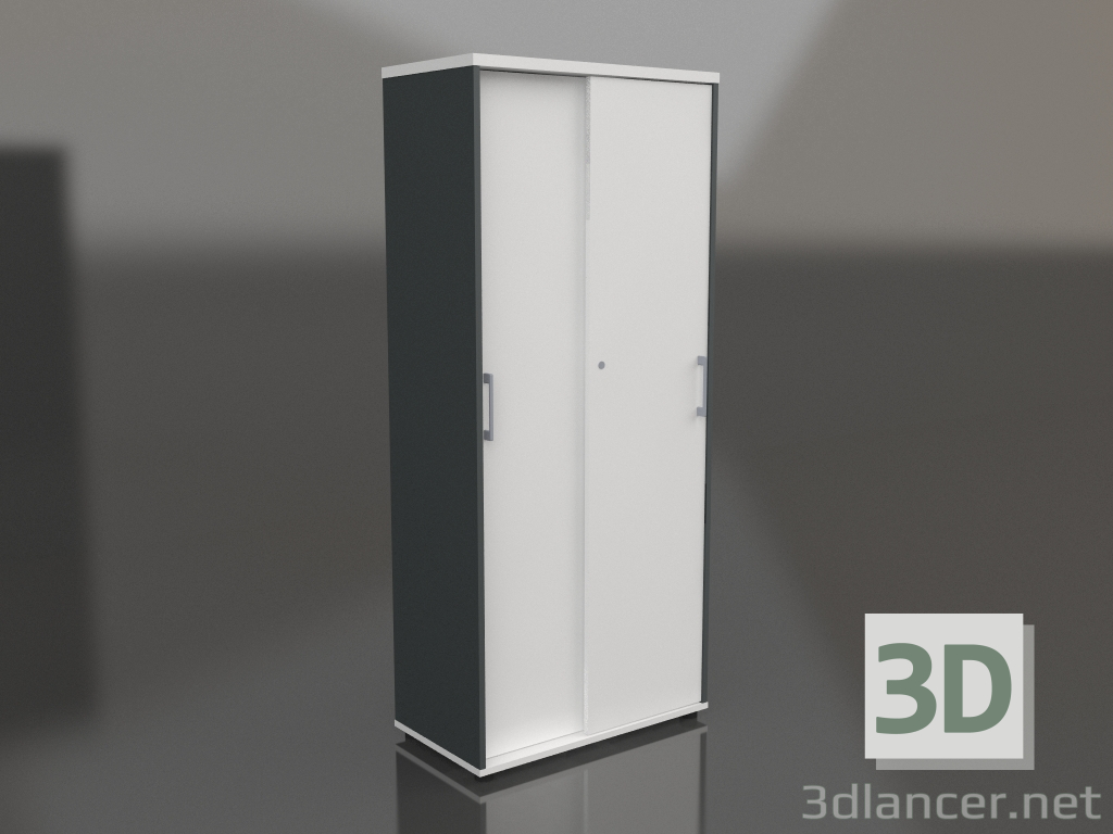 3D modeli Sürgülü kapaklı gardırop Standart A5P04 (800x432x1833) - önizleme