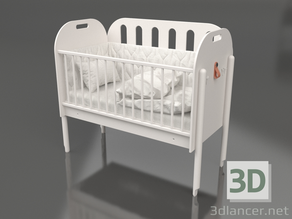 3d model Children's bed XXS (option 2) - preview