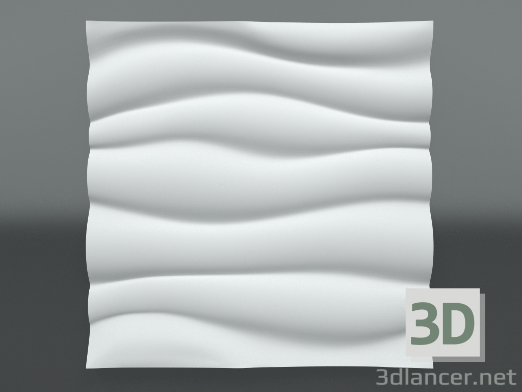 modèle 3D Panneau de gypse 3d L-508 - preview