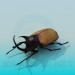 modèle 3D scarabé - preview