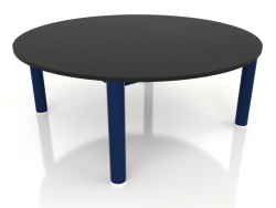 Coffee table D 90 (Night blue, DEKTON Domoos)