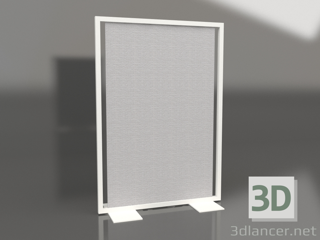 3D Modell Bildschirmtrennwand 120x170 (Achatgrau) - Vorschau