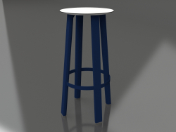 Tabouret haut (Bleu nuit)