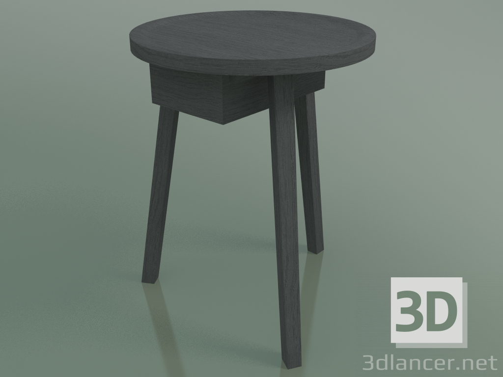3D Modell Beistelltisch mit Schublade (45, grau) - Vorschau