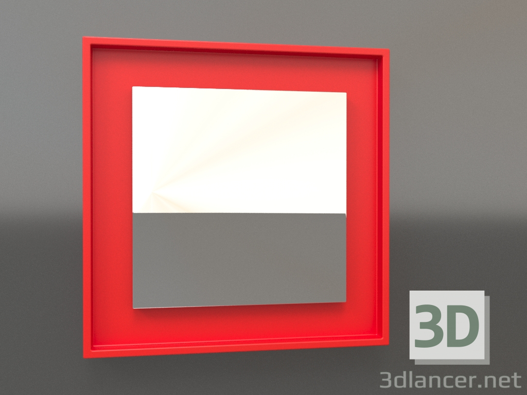 3D modeli Ayna ZL 18 (400x400, parlak turuncu) - önizleme