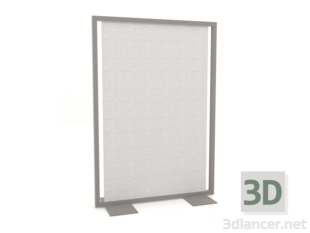 modèle 3D Cloison screen 120x170 (Gris quartz) - preview