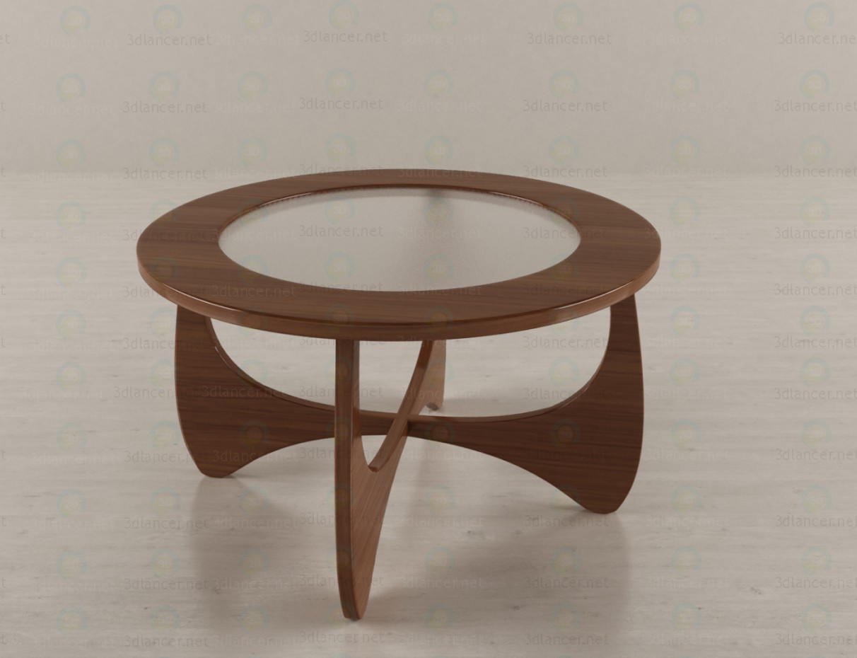 modello 3D Da tavolo degli anni '60 - anteprima