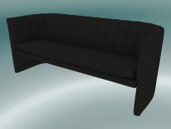 Sofa triple Loafer (SC26, H 75cm, 185x65cm, Velvet 11 Stone)