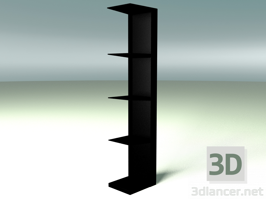 3D modeli Raflı boks 6419 + 6421 (167.5 cm) - önizleme